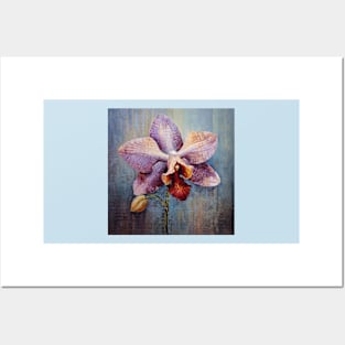 Folk Art Orchid Posters and Art